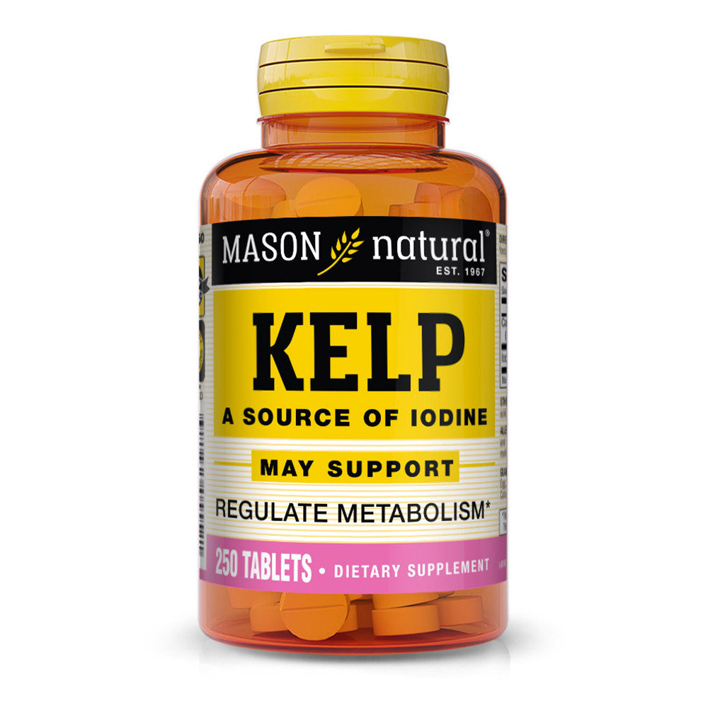 Mason Natural Kelp 150 Mcg Natural Iodine Tablets - 250 Ea
